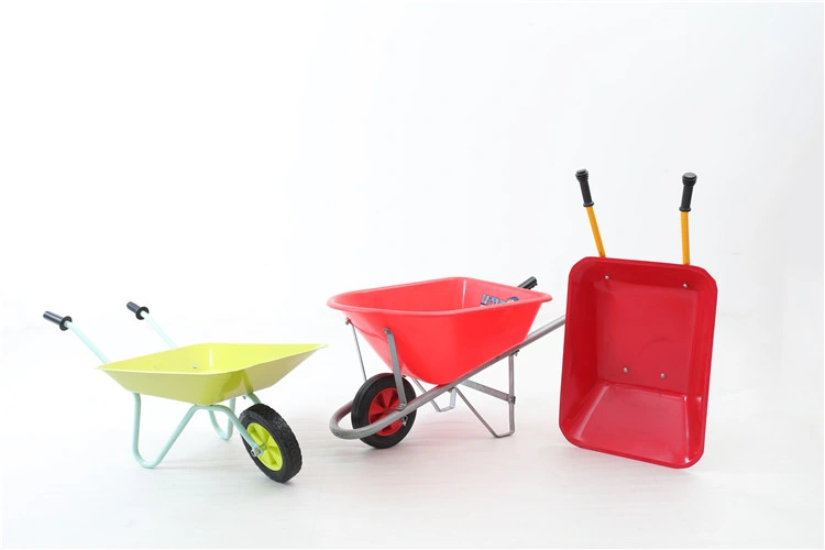 Mini Small Steel Metal Plastic Garden Yard Child Kids Toy Wheelbarrow