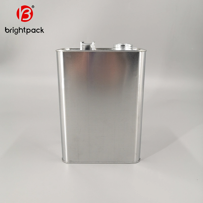 Fabricante China estilo rectangular de 4L Lata cuadrada de metal utilizado para la gasolina, aceite Productos químicos