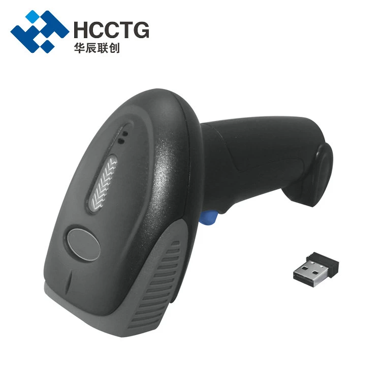 1d 2D El Código QR de mano inalámbrico 2.4G USB Lector de código de barras Barcode Scanner (SA-6400)