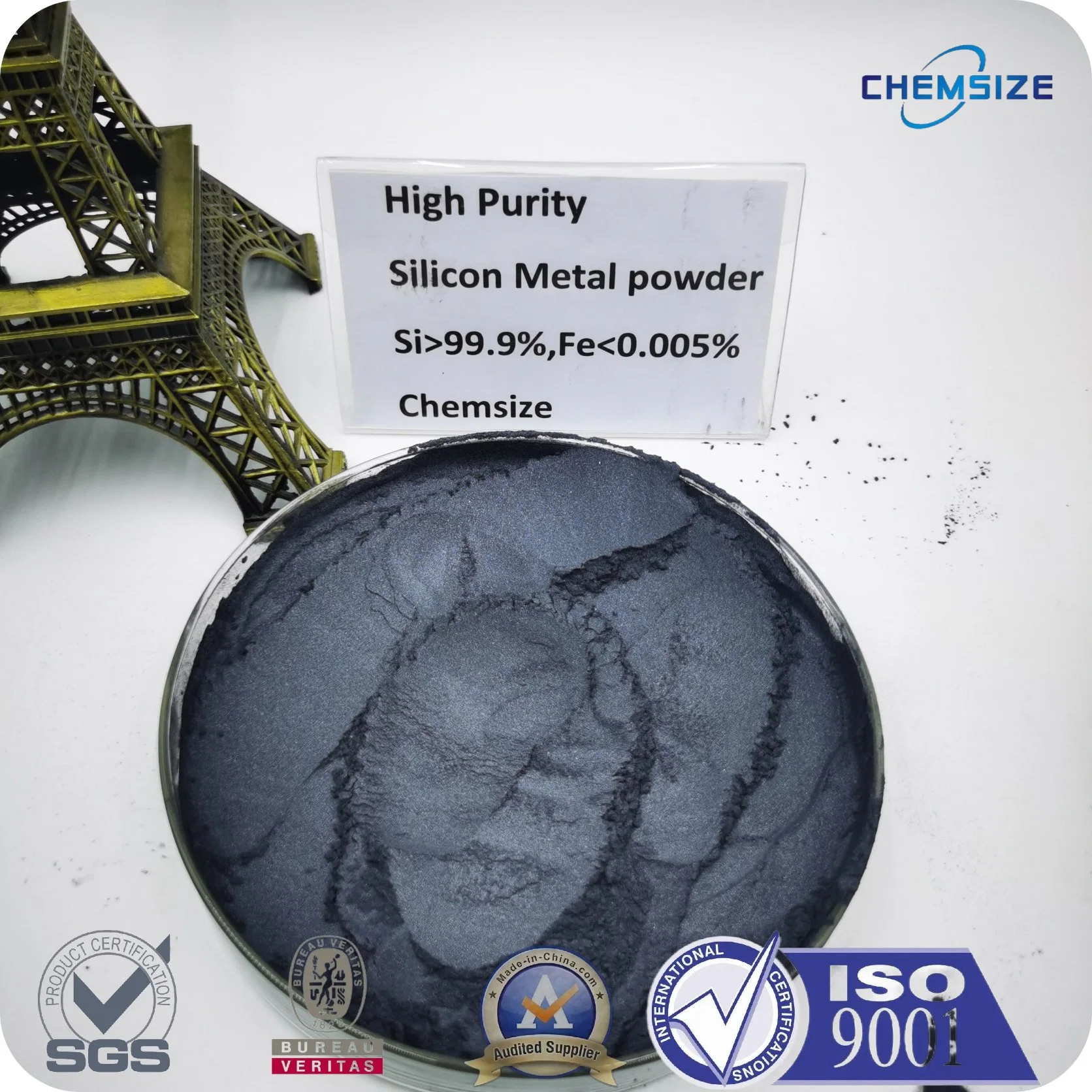 High Purity Si Silicon Metal Powder 325 Mesh