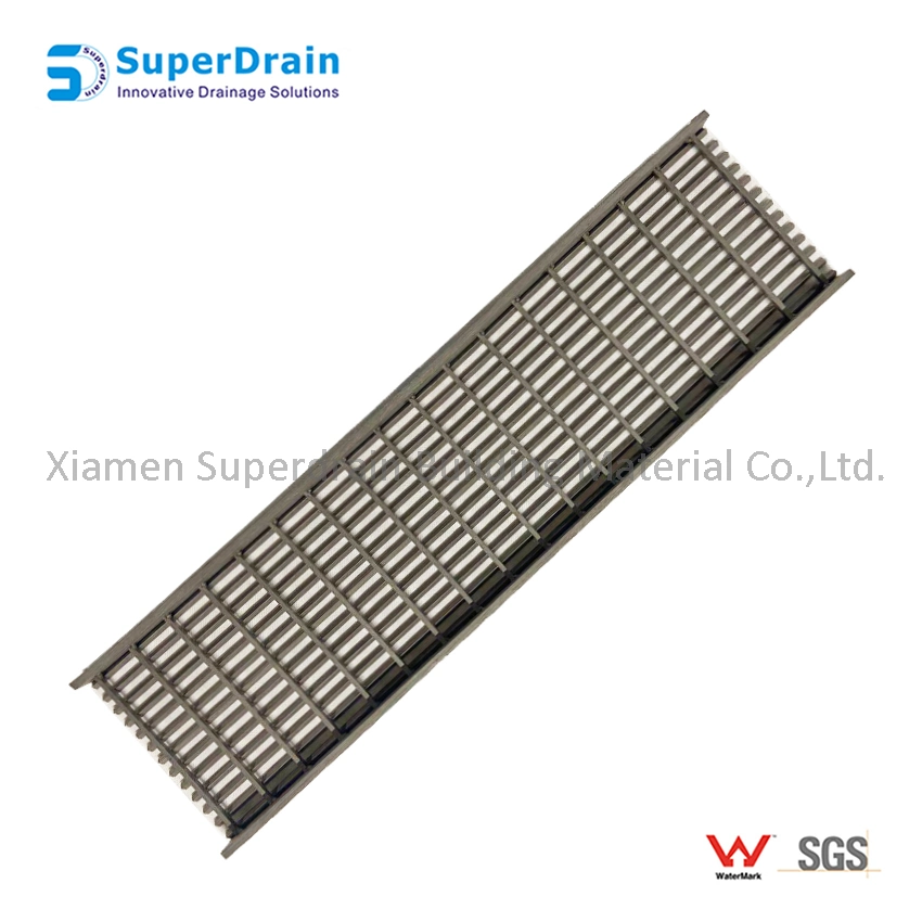 Road Metal Long Floor Drain Drainage Heelguard Wedge Wire Trough Cover