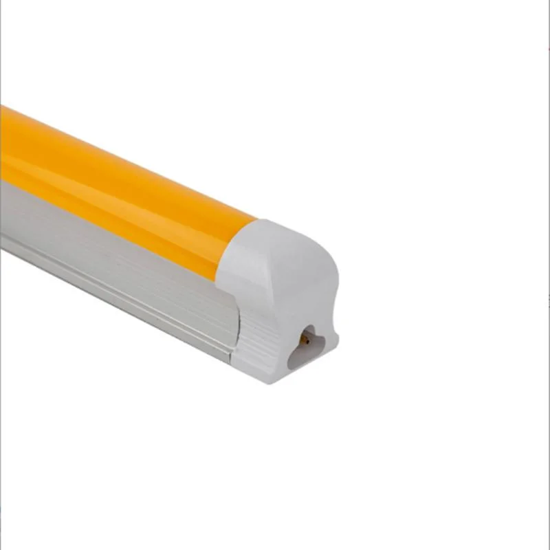 1.5 M 5FT Yellow Mask LED Tube Bulb Light 22W with 500nm UV Filter UV Free for Medical Factory