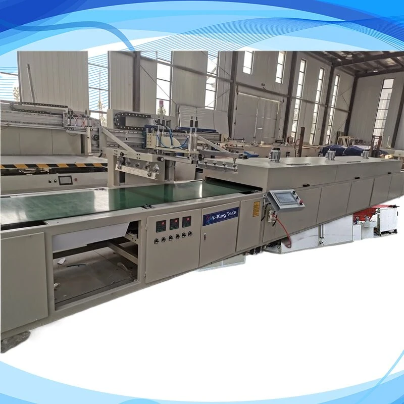 Roll to Roll Silk Screen Printing Machine for Satin Ribbons/Woven/Label/Lanyards