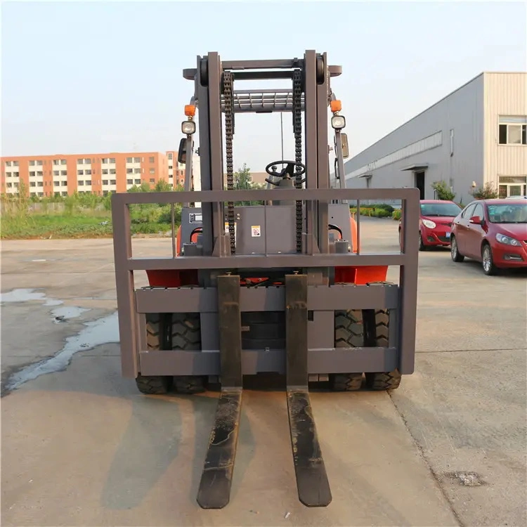 China Heli 6 Ton Cpcd60 Diesel Forklift con aire acondicionado Cabina y horquilla giratoria