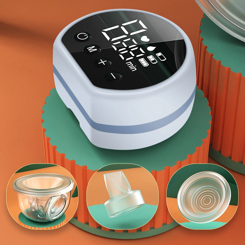 Customize Baby Products LCD Display Silicone Portable Wireless Electric Wearable Breast Pump