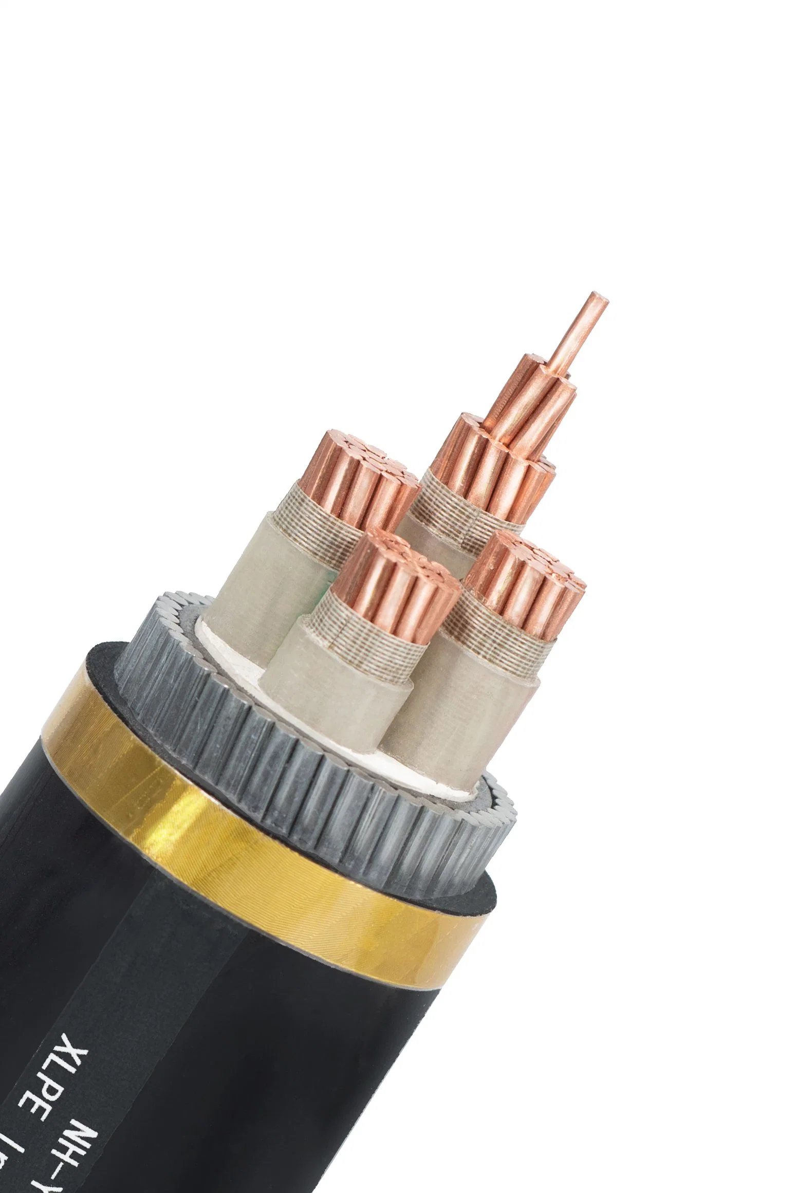 IEC 60502 35kv N2xsy/Na2xsy Lsoh Fireproof Fire-Resistant Flame Retardant Copper/Aluminum Conductor Rubber XLPE/PVC Insulated Sta Swa Armoured Electric Wire