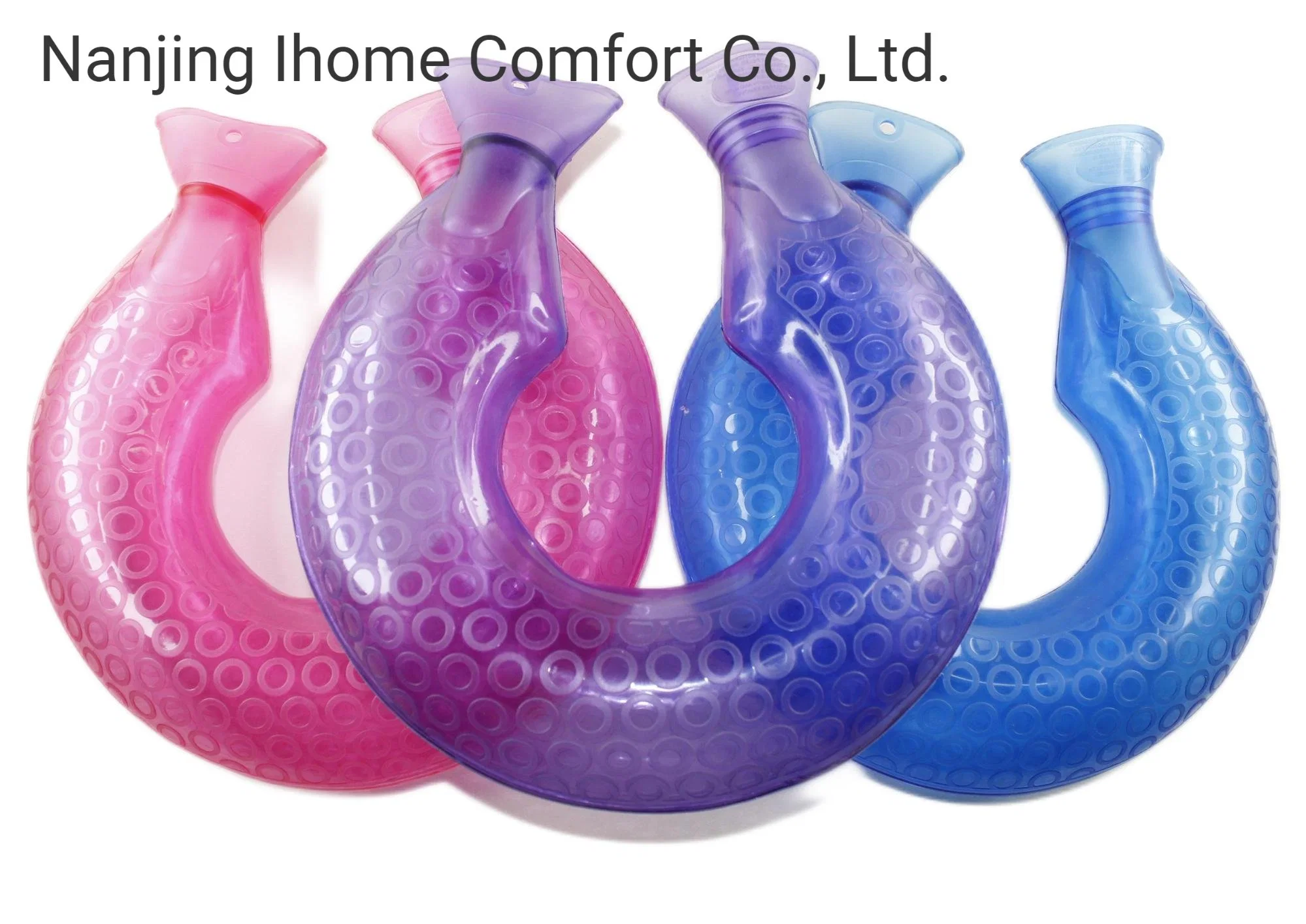 Comfort Sleep 1 litros Classic PVC Bolsa para botellas de agua caliente Con funda de punto con bordado animal