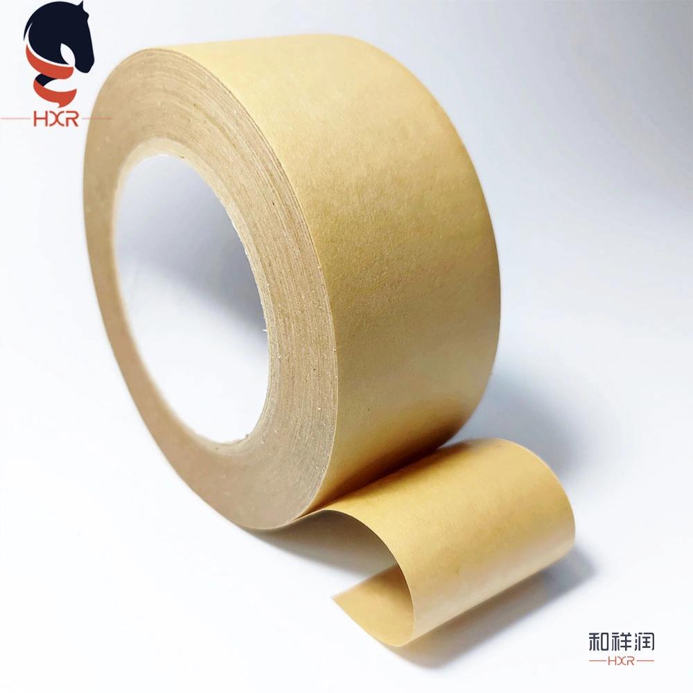 Eco Friendly Custom Printed Kraft Paper Sealing Writable Waterproof Packaging Gummed Self Adhesive Tape