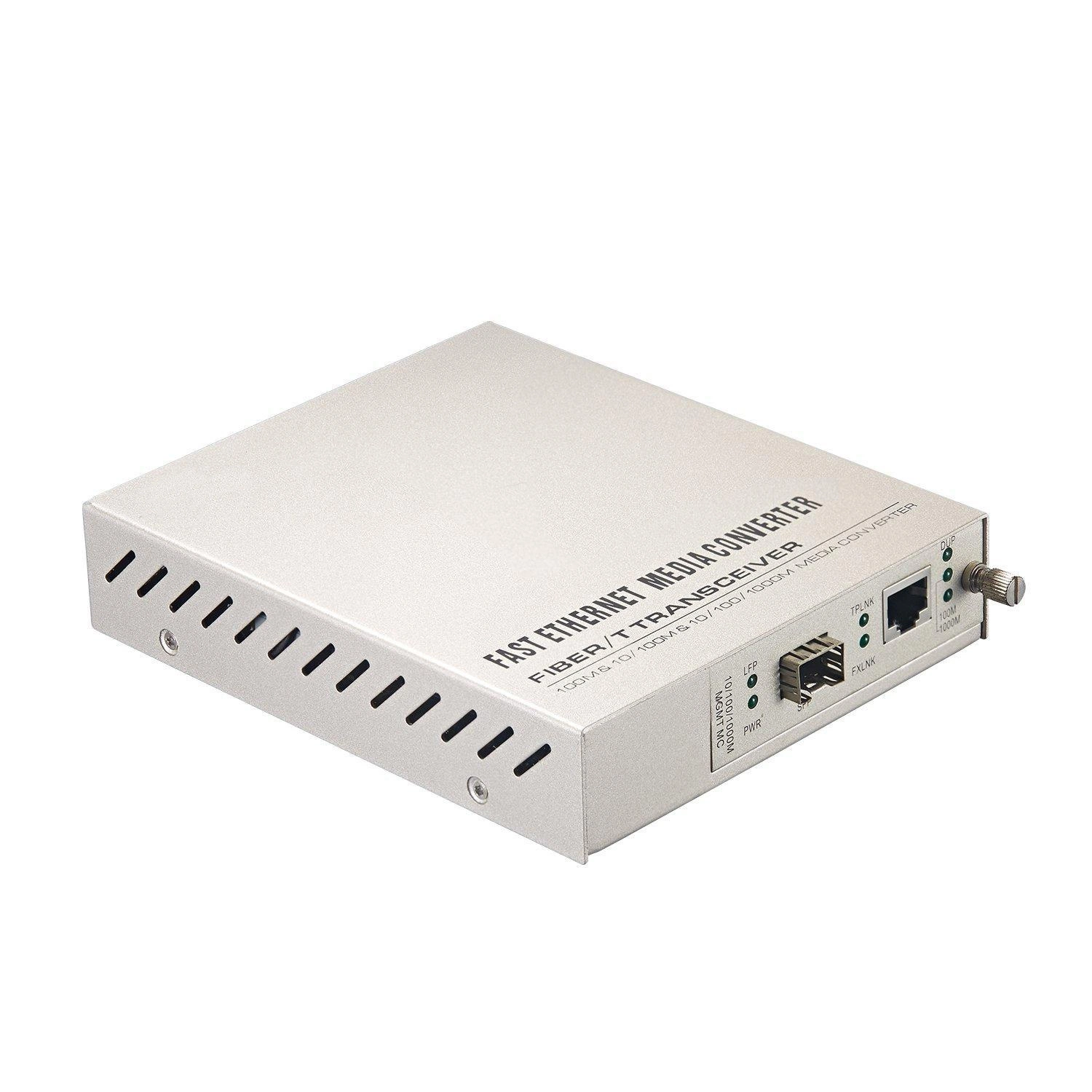 1000m Gigabit Managed SFP Fiber Ethernet Media Converter