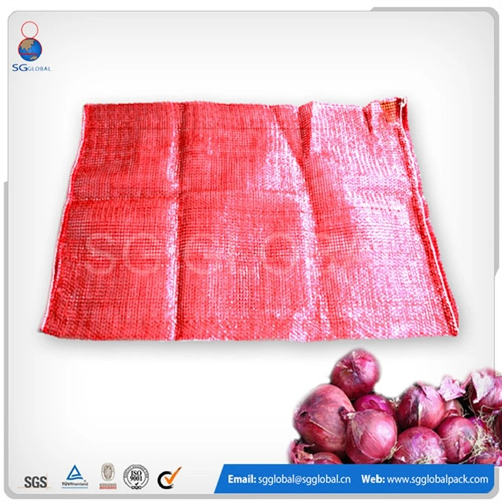 High quality/High cost performance  PP Tubular Mesh Bag with Drawstring