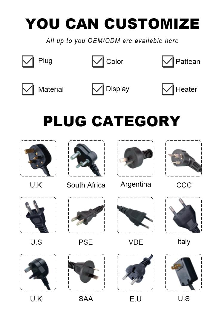 Lon negativo en el hogar eléctricas Secador de pelo