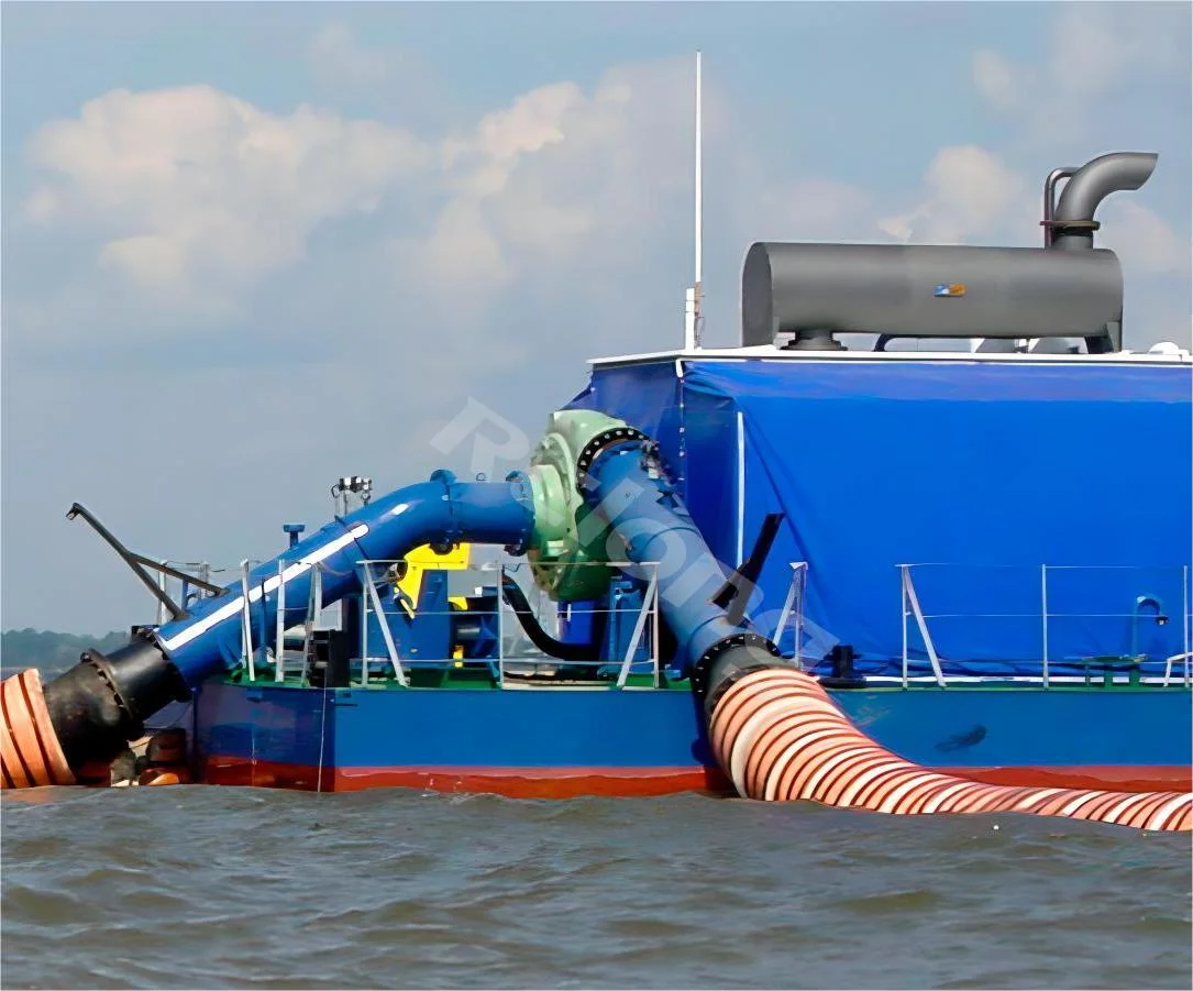 5000 Cbm Discharge 2500m CSD Dredger Booster Stations Reach Long Distances