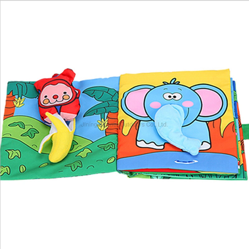 Mignon bébé jouet bébé Sun Cloth Book Toys Shape Animal Livres en tissu cadeaux enfants exercice Outils d'intelligence pour enfants