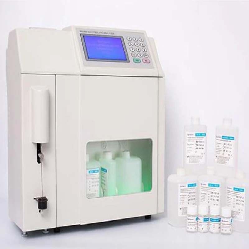 China Clinical Laboratory Equipment K, Na, Cl, Ica Test Auto Electrolyte Analyzer with Free Reagent