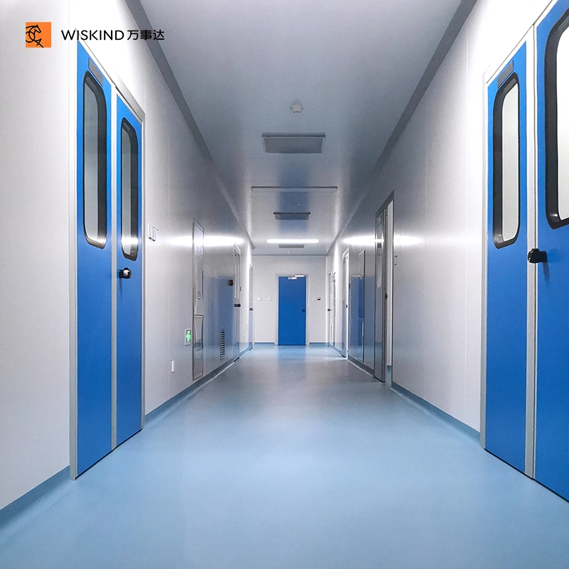 EPS/PU/Rock Wool/50mm/75mm/100mm/150mm/ Fireproof Modular Wall Panel Cleanroom for Make-up Room