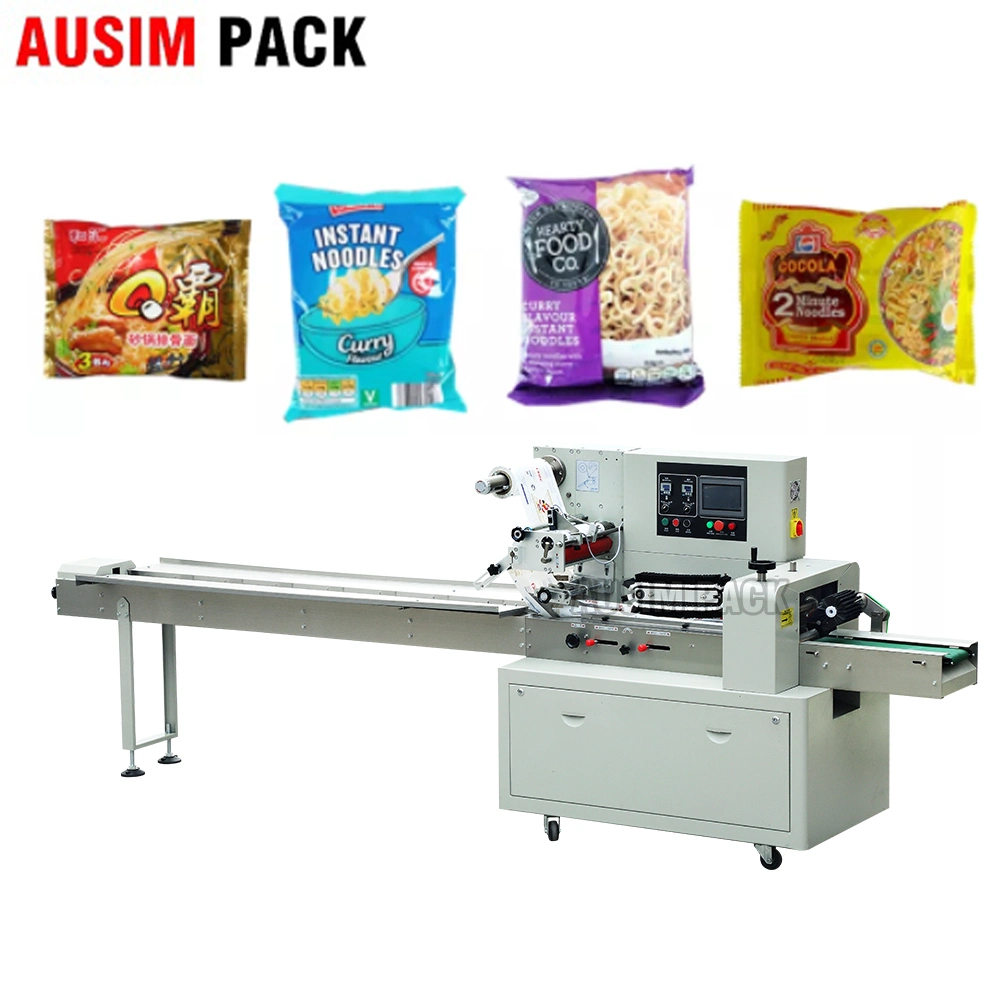 (Electronic Components) Vegetable Packaging for Ice Cream Banana Chips Packing Machine Flow Pillow Wrapping