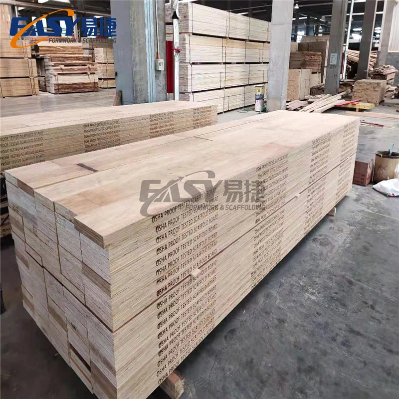 Einfaches Gerüst OSHA BS LVL Pine Wood Planks Caffold Board Holz