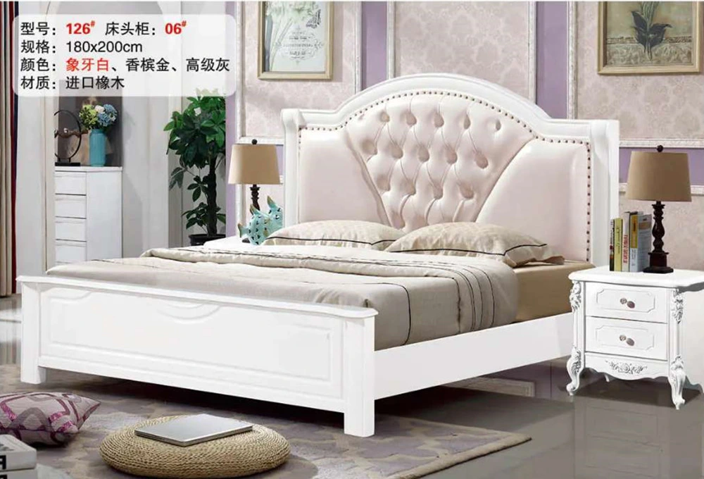 Royal American Solid Wood Bed Room Furniture King Queen Bed