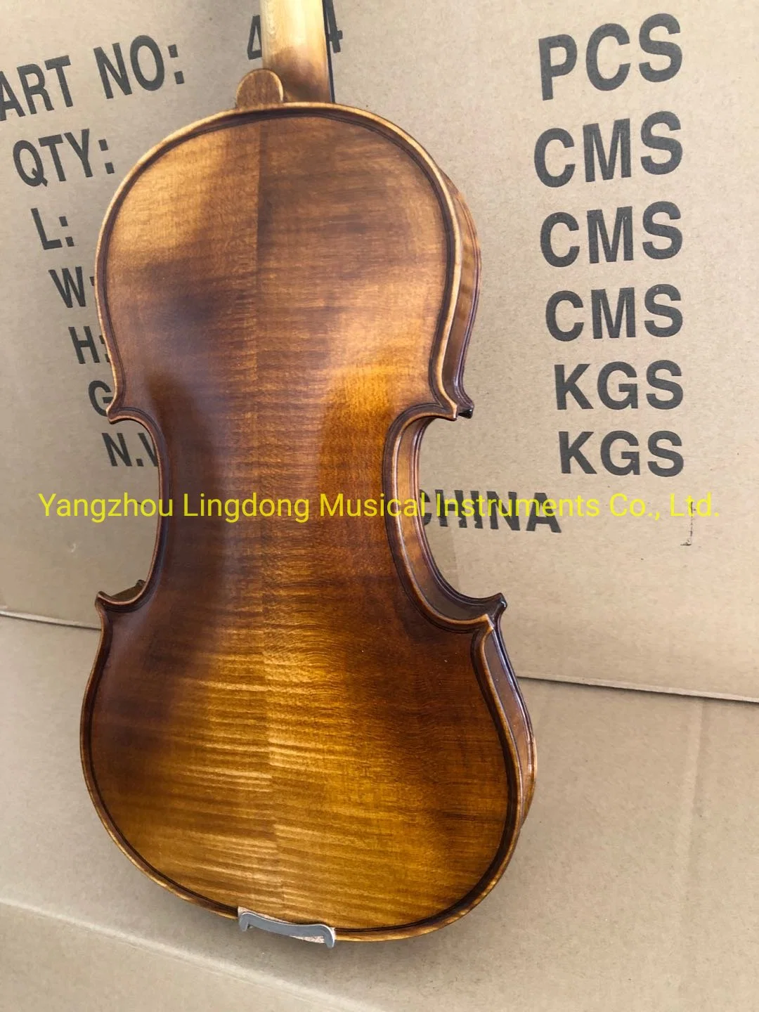 Hot Sale Handmade Flamed Violin 1/8-4/4 Made in China