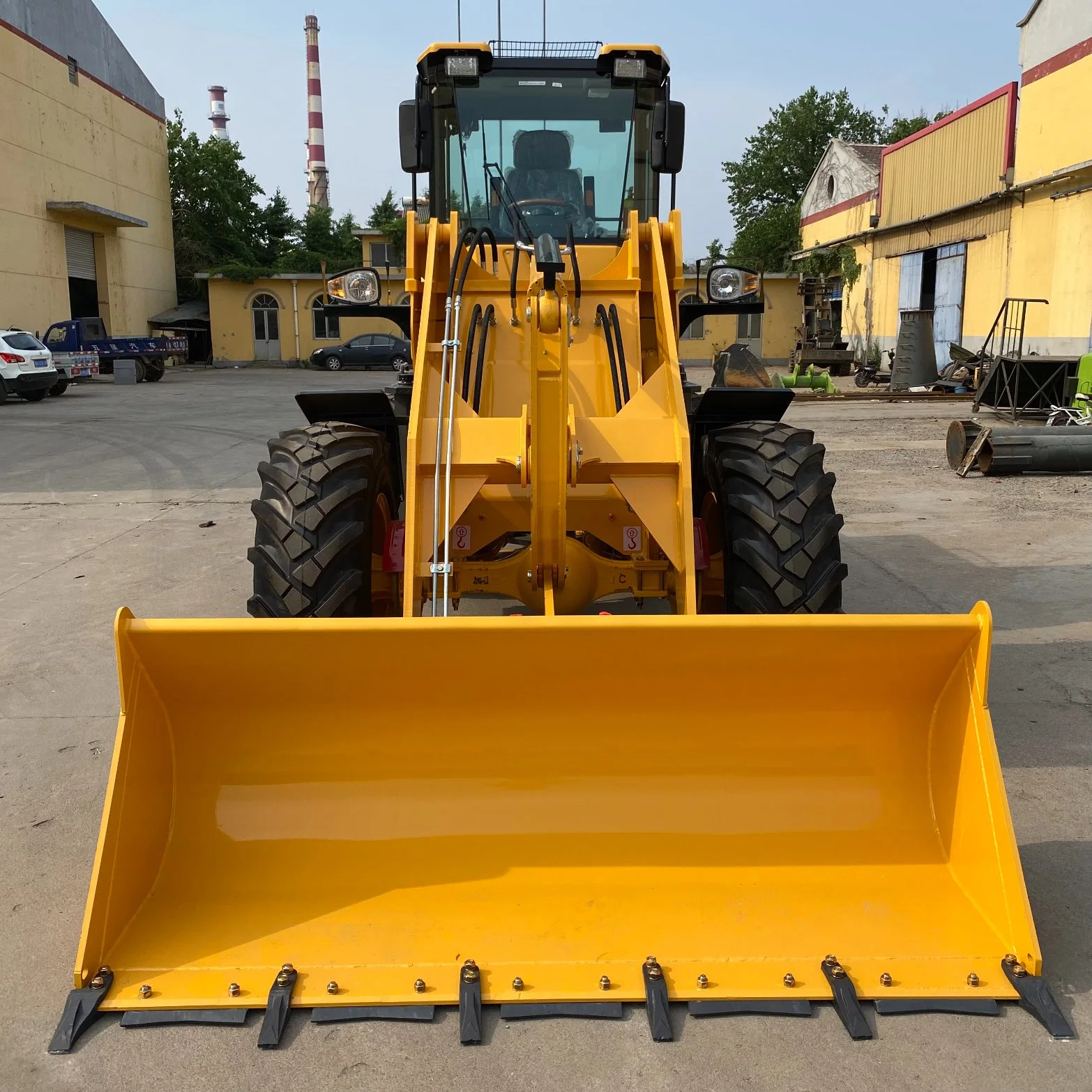 Fabricantes de atacado Mini-Carregadeira de 2 toneladas 4 rodas de Tração para Trabalhos de construção