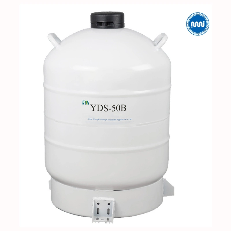 Promed 50L Capacity Safe and Secure Cryogenic Liquid Nitrogen Storage Equipment with Optional Safety Lid