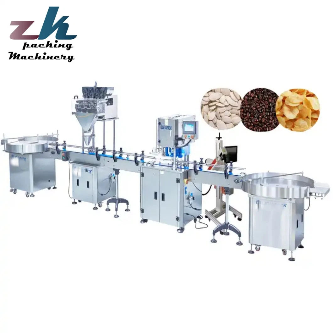 Automático 1-12 cabeças Linear Weigher Grain e Coarse cereais quantitativo Fabricante da escala de embalagem