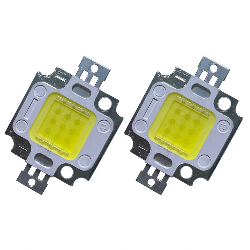 COB LED haute puissance 10W Blanc Chaud 9 V Blanc 5500K Ra 80 LED Bridgelux 45mil 10W COB Factory