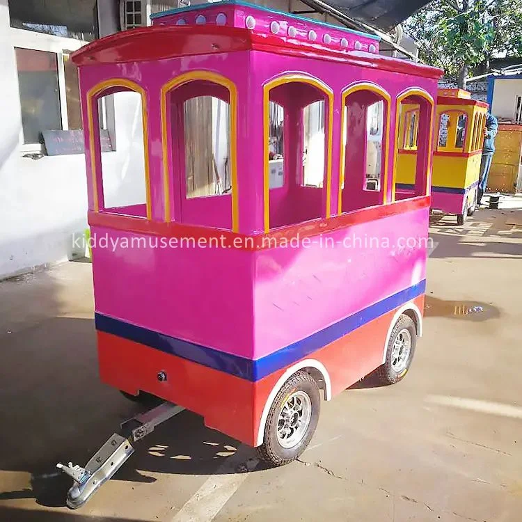 China Kiddie Rides Children Amusement Park Train Electric Trackless Train