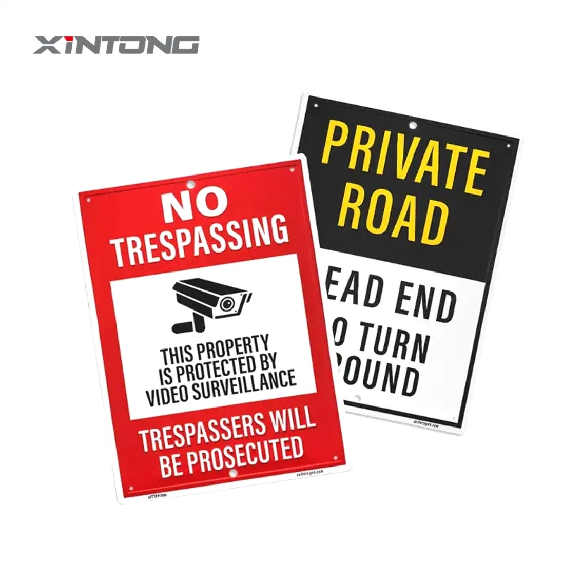 Customized Thickness Xintong 60mm Solar Reflective Material Caution Board Traffic Sign Hot Sale