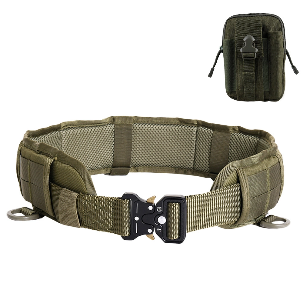 Fábrica de la costumbre Wholesale/Suppliers Khaki Canvas Tactical Belt