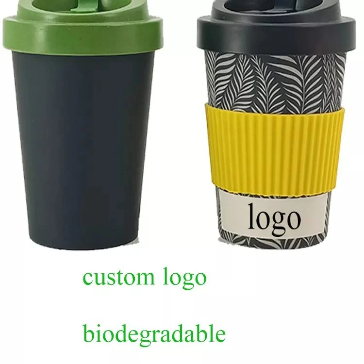 2022 Nice Look Factory Custom Logo Custom Painting Recyclable Bamboo Fiber Wine Cup