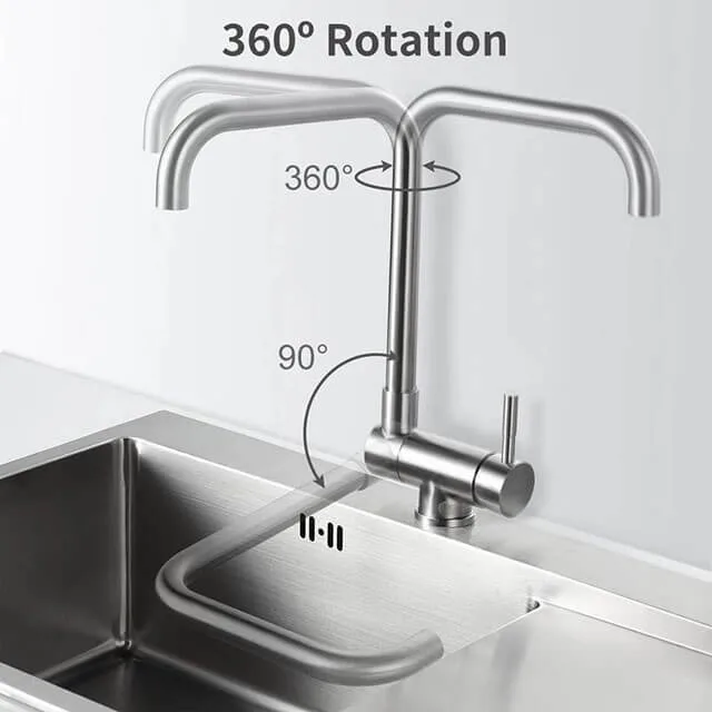 China Taps Factory Single Hole Basin Kitchen Tap Round Kitchen Mixer