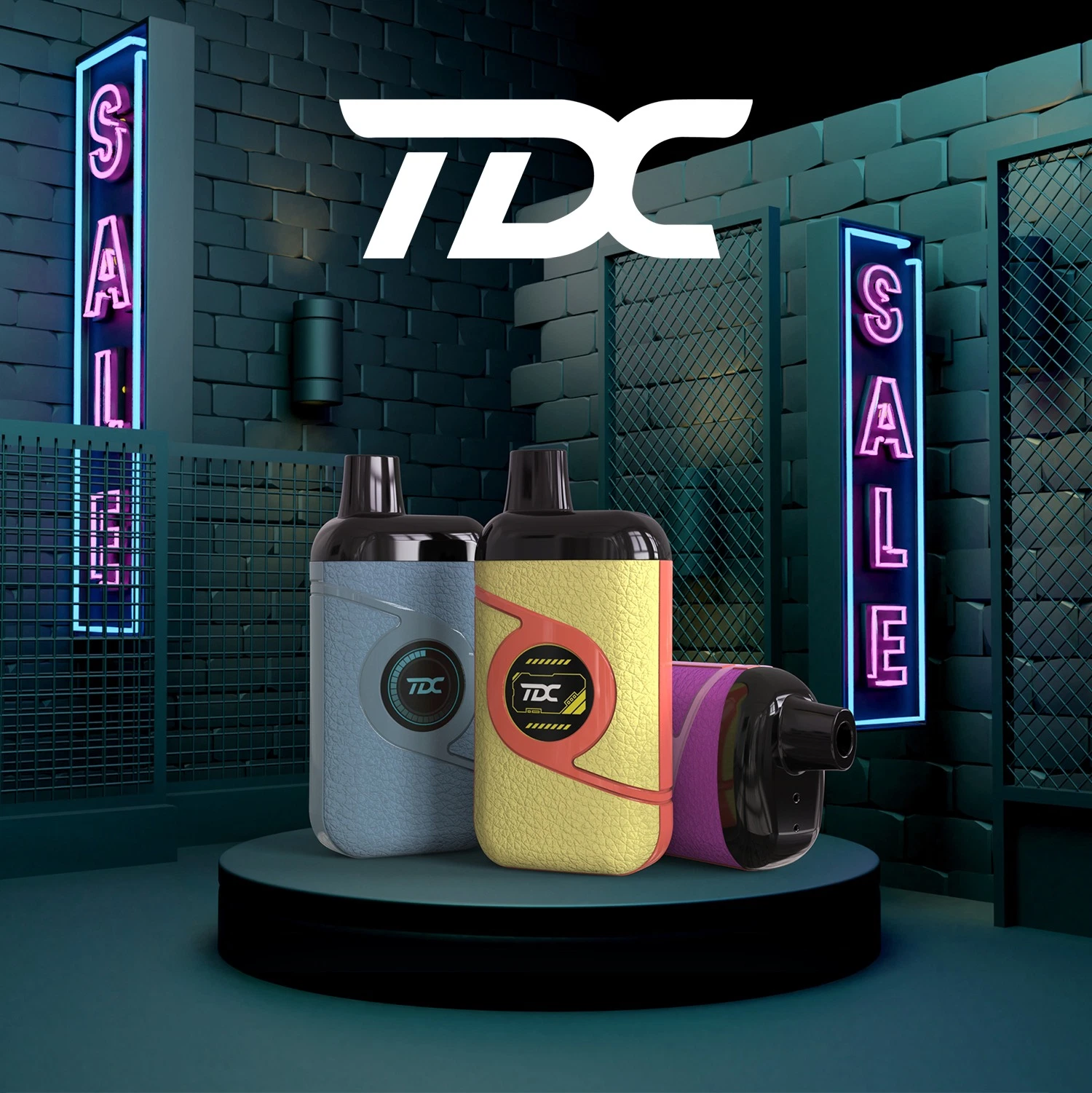 Tdc New Sticker Design 13.0ml Disposable/Chargeable Vape Box 6000+Puffs E CIGS