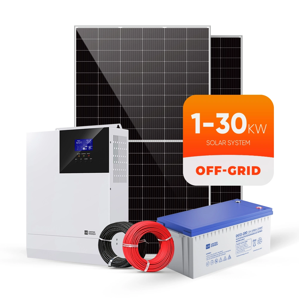 Sistema de Energía Solar completa en fuera de la red 5kw 5.5kw 10kw a 20kw