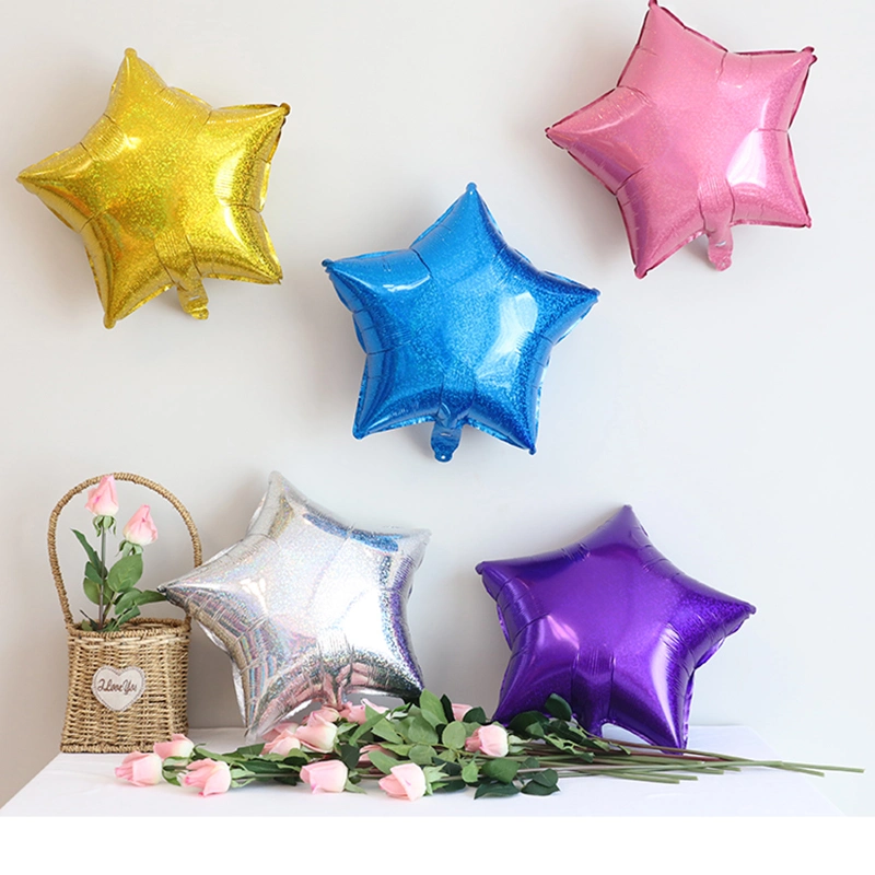 Wholesale/Supplier Cheap 18 Inch Pentagram Aluminum Foil Balloons for Party Decoration Little Star Helium Balloons