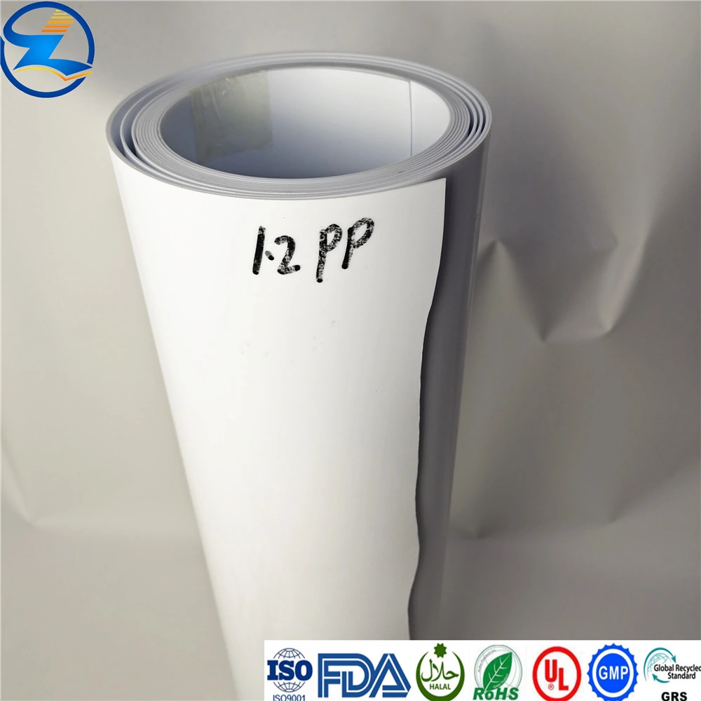 High quality/High cost performance PP Rolls Film Rolls Dull White Printable Matt Sheet