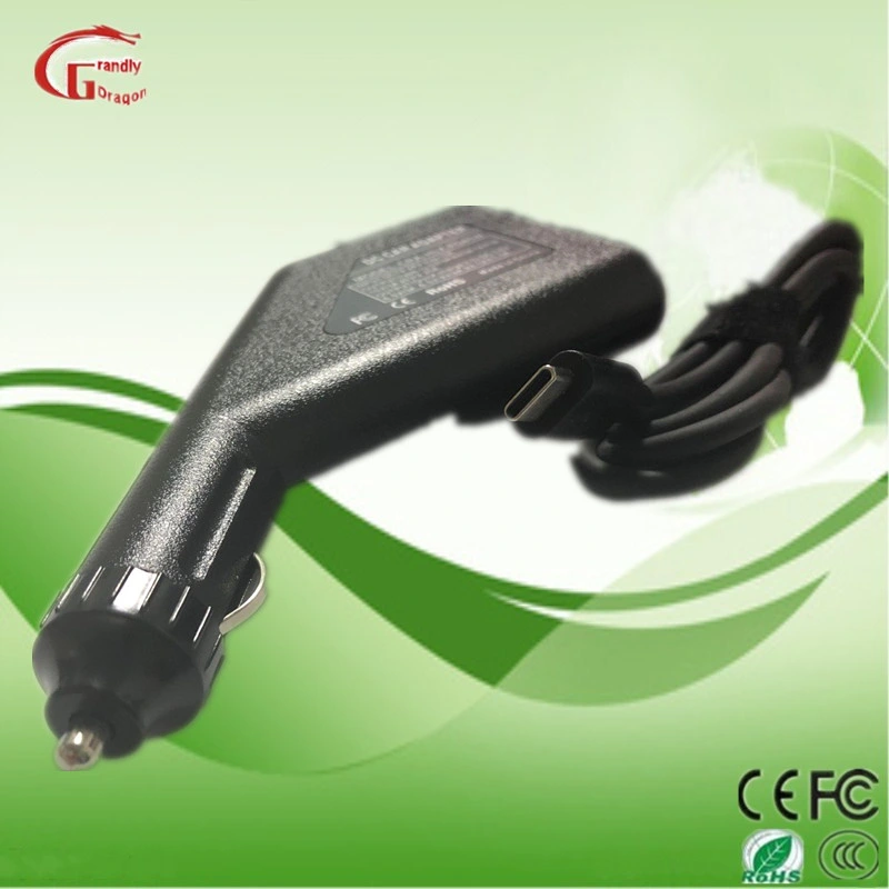 45W Tipo C QC3.0 USB Adaptador de coche Cargador de coche para la mayoría de portátiles y teléfonos móviles y tabletas/cámaras/Productos Digitales