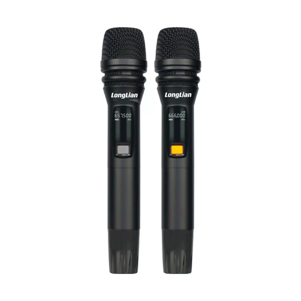 Microphone portable professionnel UHF karaoké Longlian