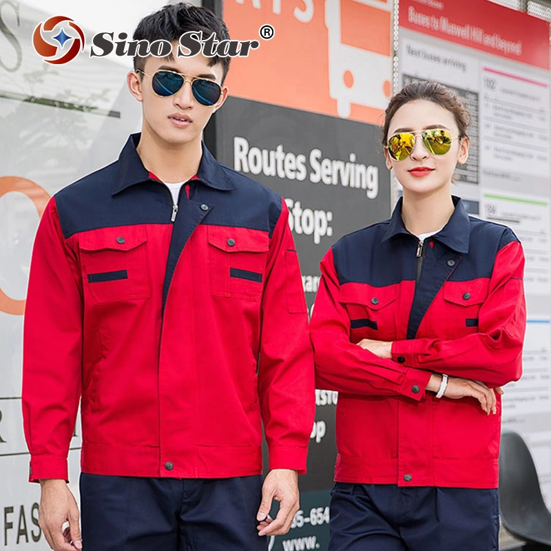 Ss-CD832 Workshop Safety Workwear Custom Uniform Suit Mechanic