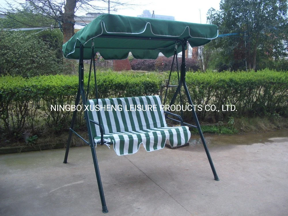 Canopy Outdoor Swing Chair Swing with Weather Steel Frame