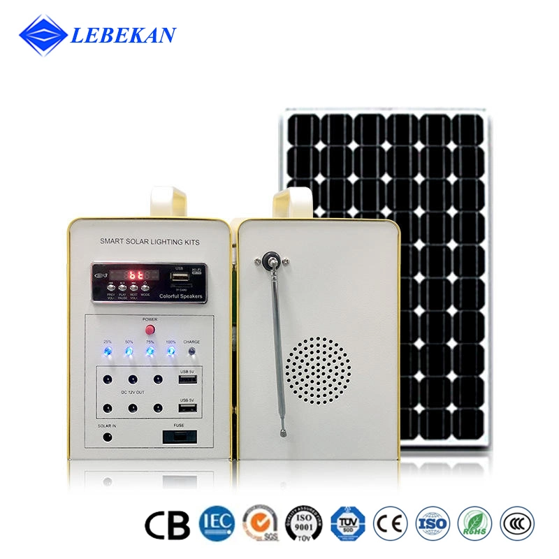 Portable Home Outdoor Generation System Small DC Solar Panels Lighting