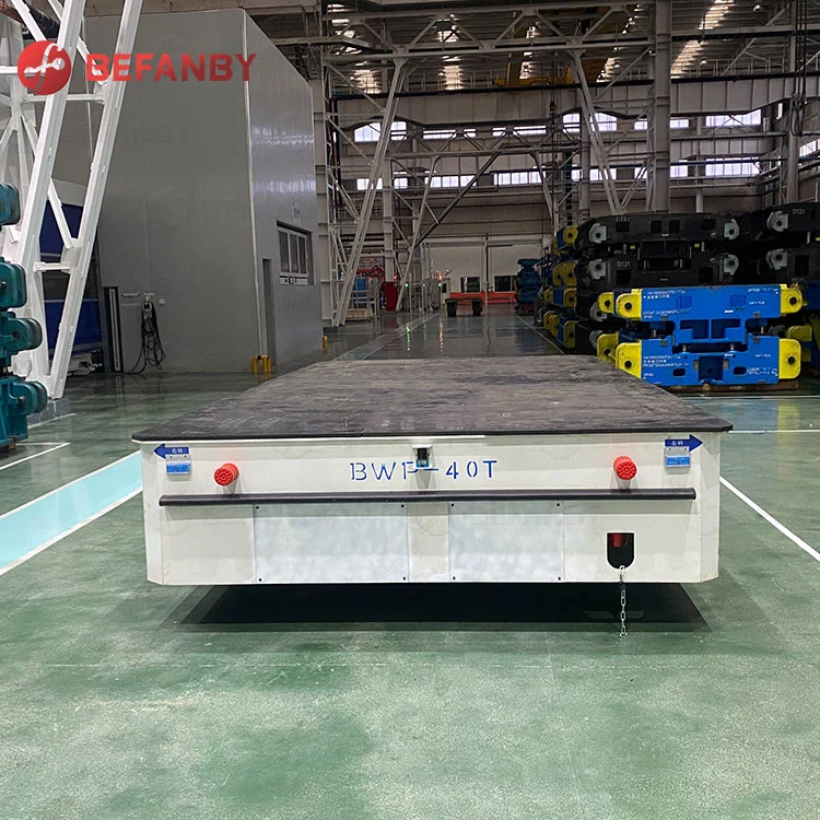 Foundry Plant Electric Railroad Car for Production Line Railless Transfer