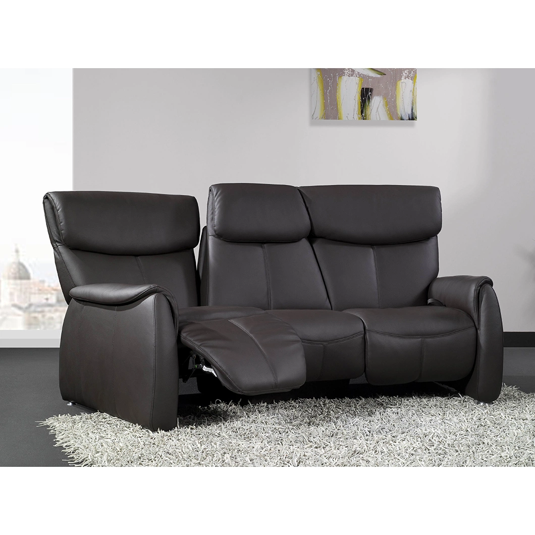 Tomo high Quality Modern Furniture Home Theater Recliner with Lowered Table Leather Sofa