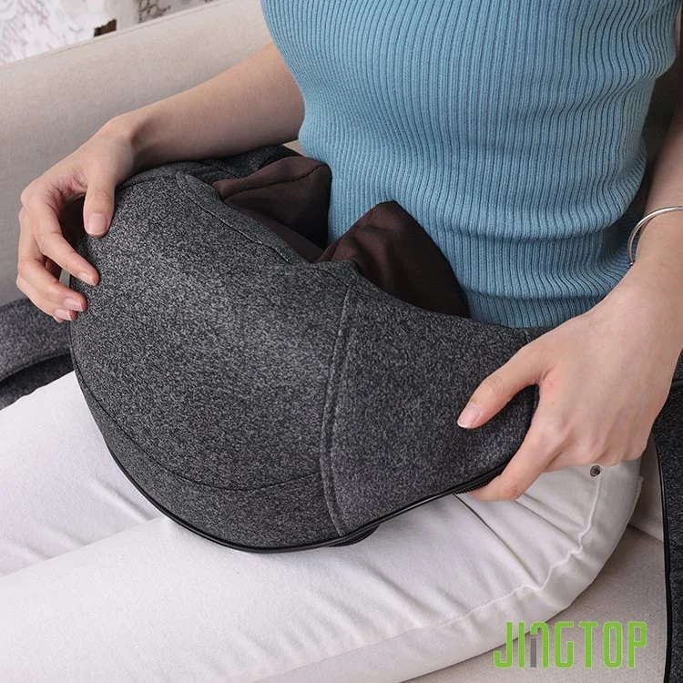 Jingtop Electric Smart Shiatsu ظهر الكتف والرقبة مدلك مع الحرارة