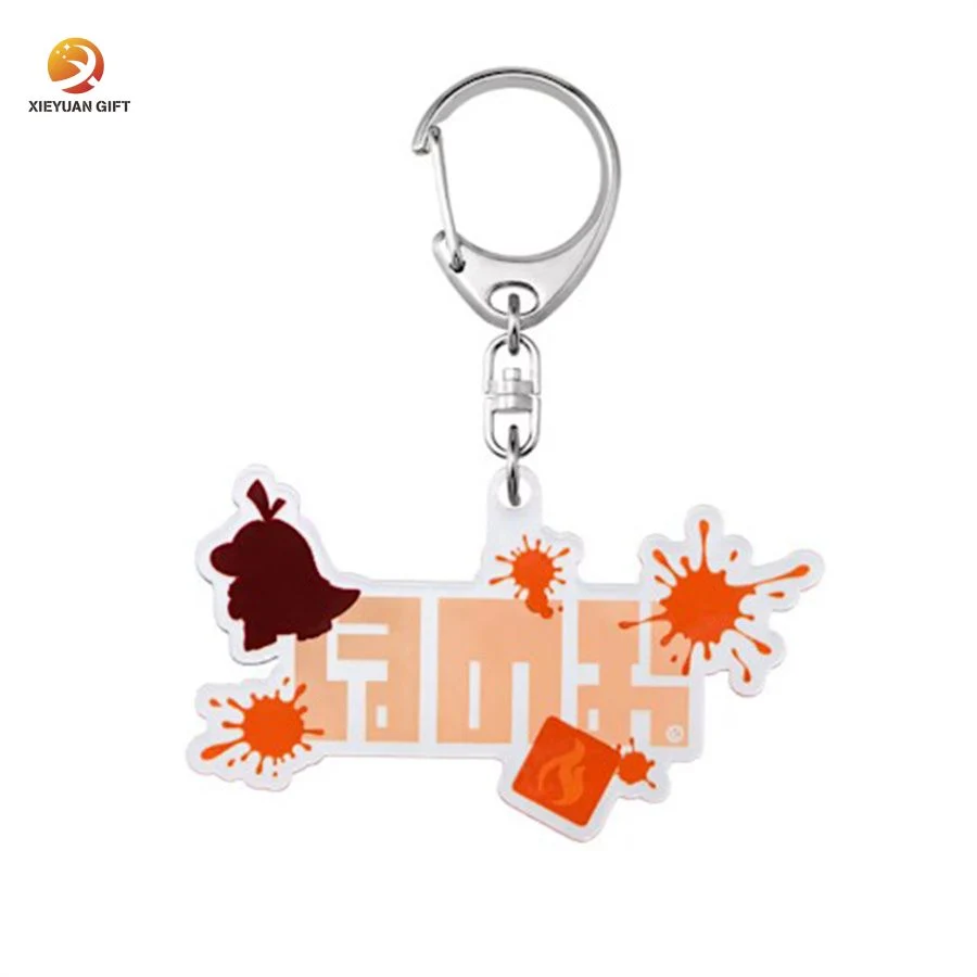 Logo personnalisé de chaîne de clé 3D'un mini-métal Accessoires De Voiture Fashion Style Cartoon émail souvenir ensemble de trousseau