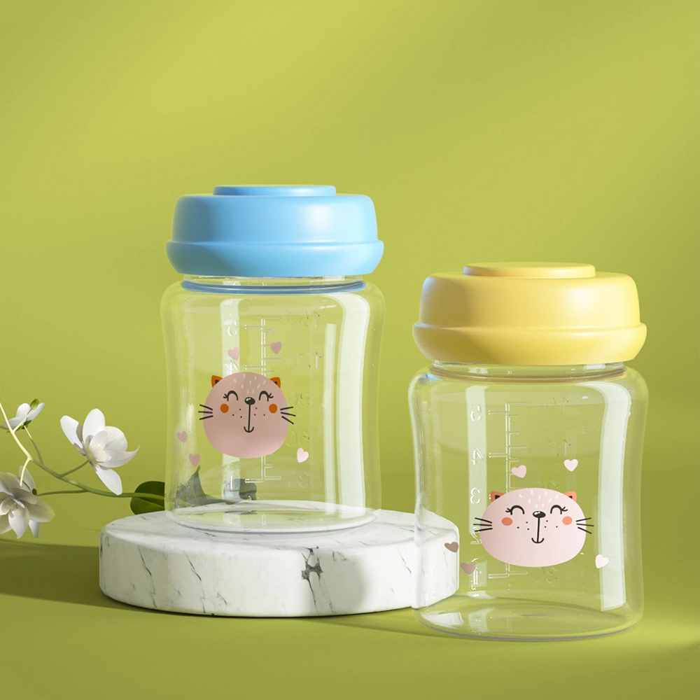 BPA Free Plastic Baby Storage Container Breast Milk Storage Bottle