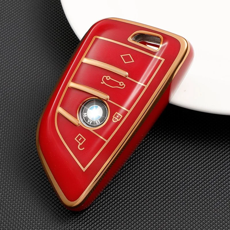 Wholesale/Supplier OEM Remote Car Accessories Golden TPU Car Key Case Cover