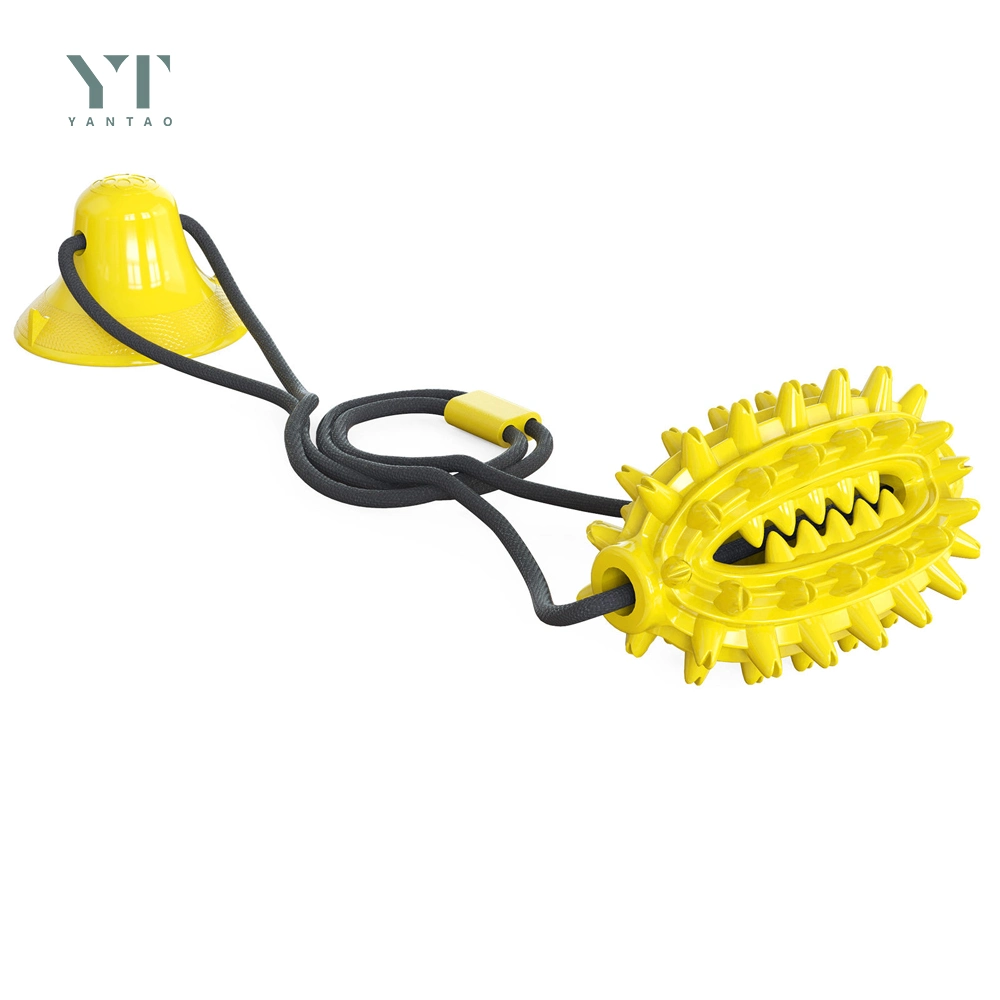 Usine de vente en gros de haute qualité Dinosaur Egg Teething Stick Chewable Brosse à dents pour chiens jouets pour chiens