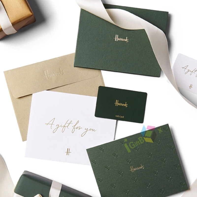 Custom Wholesale/Supplier High Grade Printing Envelope Holiday Cards Wedding Invitations Gift Cards