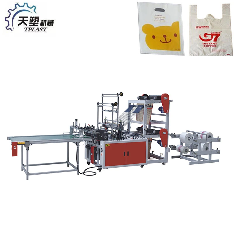 100%Biodegradable Bag Hot Sealing and Cold Cutting Making Machine